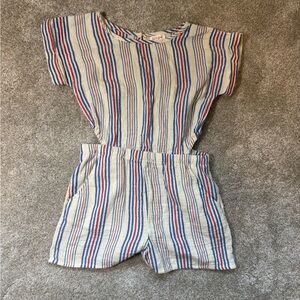 Striped Kids Romper Never Worn, size 8